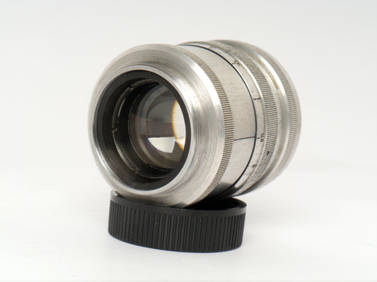 Zeiss Jena Sonnar 1,5/5 cm chrom Objektiv mit M39 Anschluss – gebrauchter Zustand