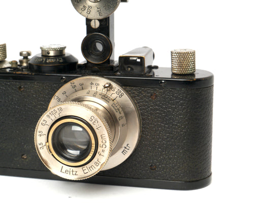 Leica Standard ( ModeI E ) mit Elmar 3,5/ 5 cm nickel – guter Zustand