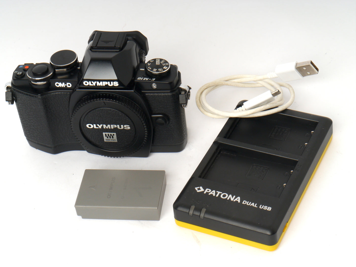 OM System OM-D E-10 Gehäuse schwarz – guter Zustand