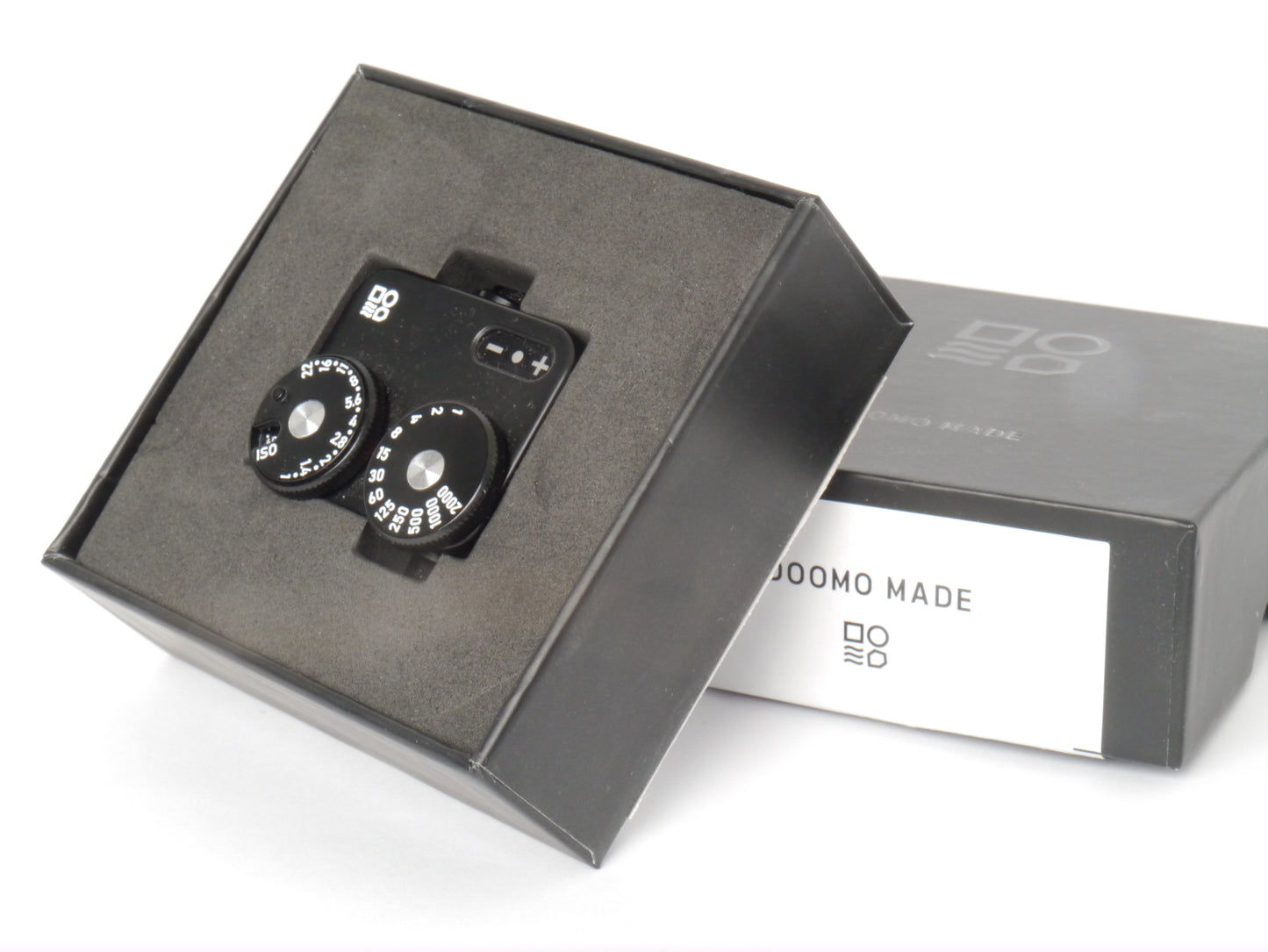 DOOMO Meter D schwarz Belichtungsmesser für Leica M in sehr gutem, voll funktionsfähigem Zustand.