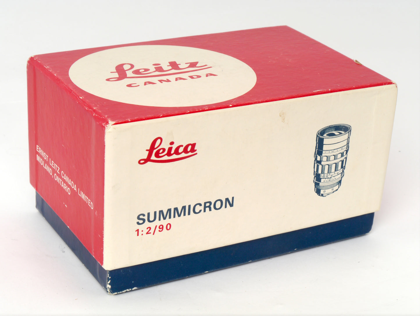 Leica Summicron M 2/90mm schwarz Art. 11123, 2. Version mit * – guter Zustand