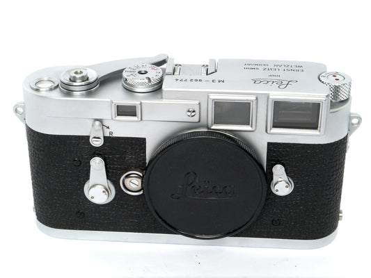 Leica M 3 Gehäuse chrom "Double Stroke" – sehr guter Zustand