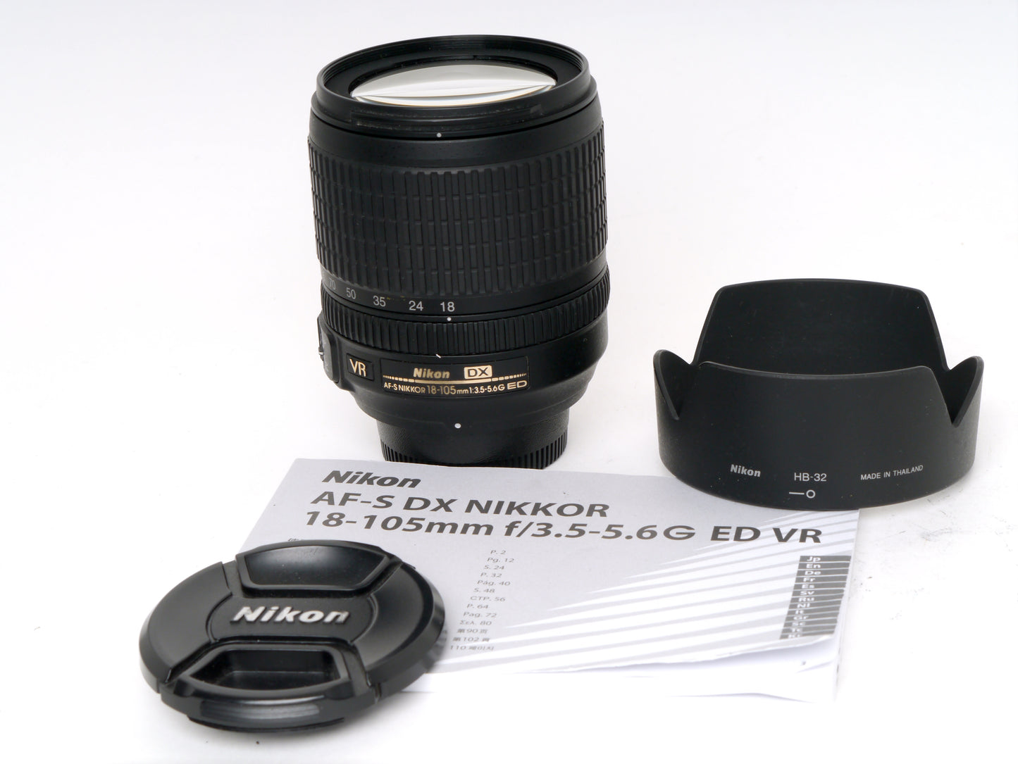 Nikon AF-S 3,5-5,6/18-105mm G ED VR DX – sehr guter Zustand