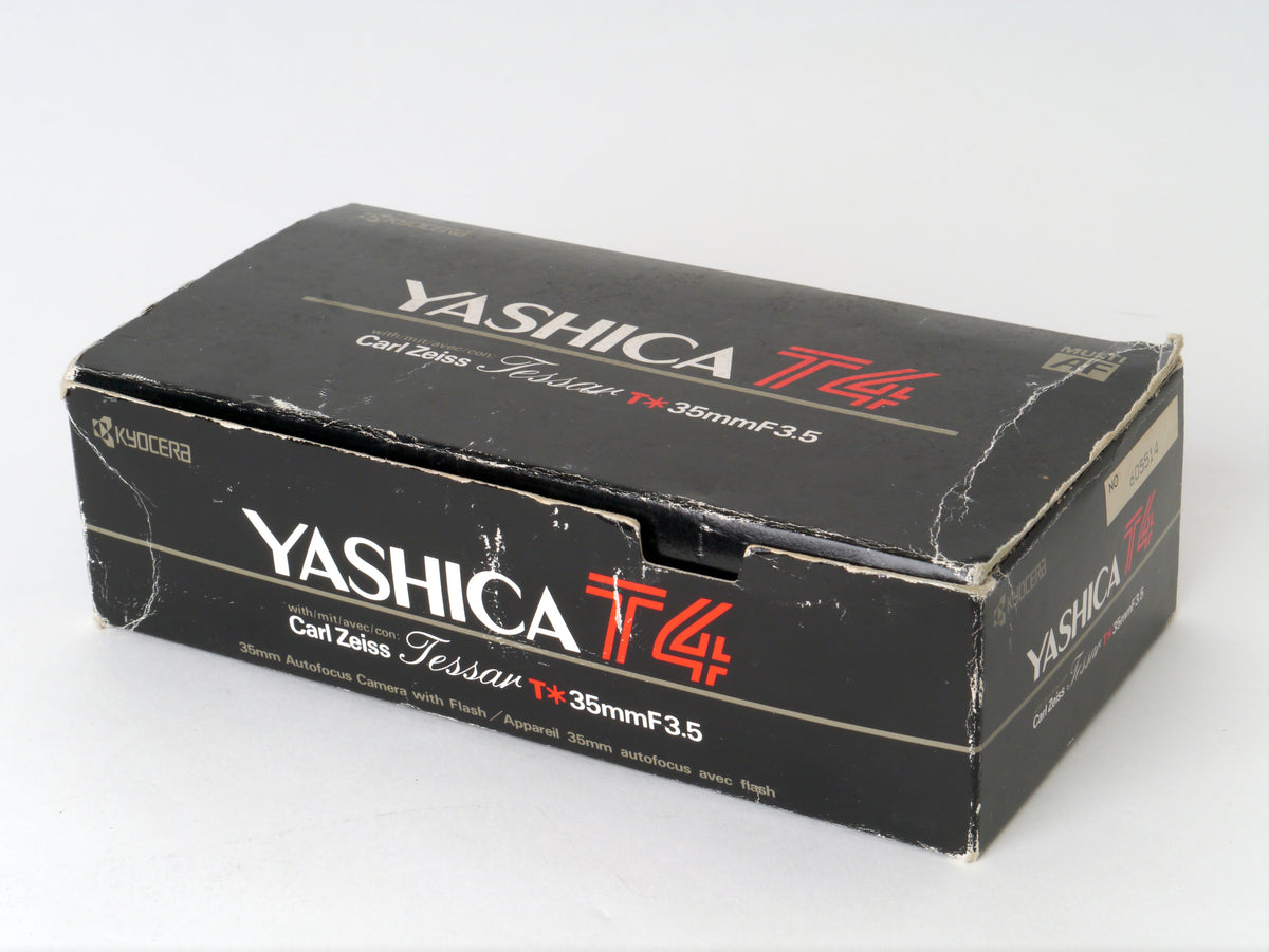 Yashica T4 Kompaktkamera, Schwarz – Gut