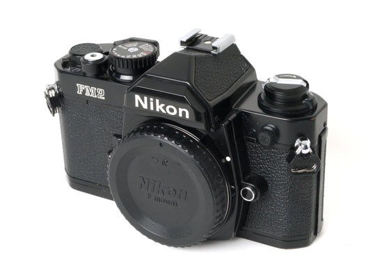 Nikon FM2n Gehäuse, Schwarz – Gut