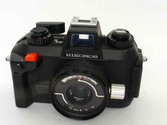 Nikon Nikonos IV Gehäuse mit UW Nikkor 2,5/35 mm – sehr guter Zustand