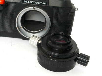 Nikon Nikonos IV Gehäuse mit UW Nikkor 2,5/35 mm – sehr guter Zustand