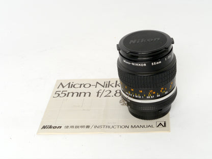 Nikon MF 2,8/55 mm AiS Micro-Nikkor – sehr guter Zustand