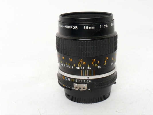 Nikon MF 2,8/55 mm AiS Micro-Nikkor – sehr guter Zustand