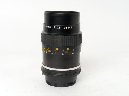 Nikon MF 2,8/55 mm AiS Micro-Nikkor – sehr guter Zustand