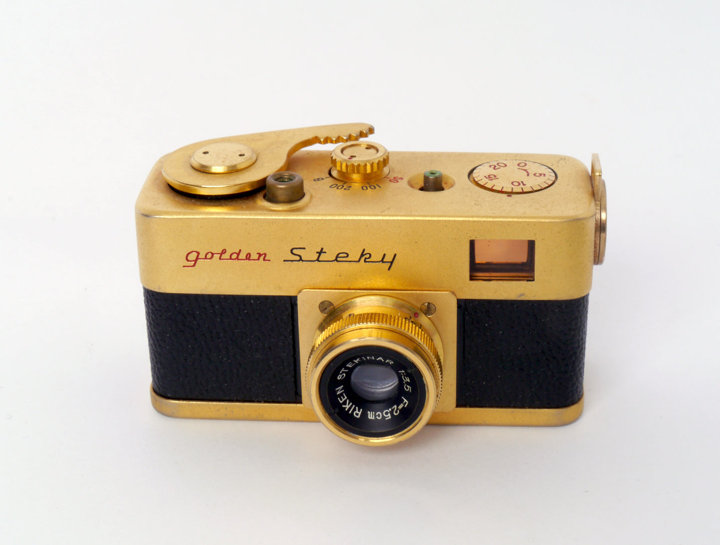 Steky Ricoh Golden Steky mit Riken Stekinar 3,5/25 mm – guter Zustand