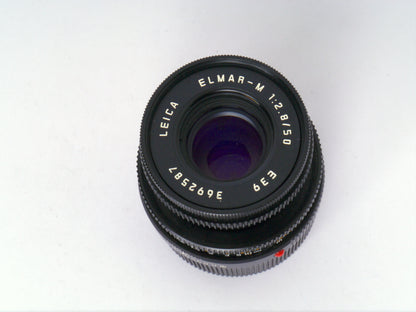 Leica Elmar M 2,8/50 mm schwarz E39 Objektiv Art. 11823 – sehr guter Zustand