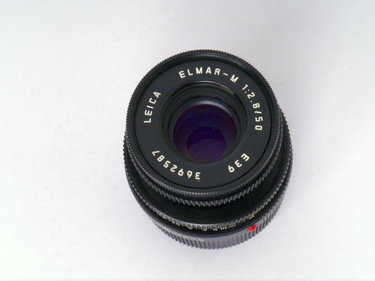 Leica Elmar M 2,8/50 mm schwarz E39 Objektiv Art. 11823 – sehr guter Zustand