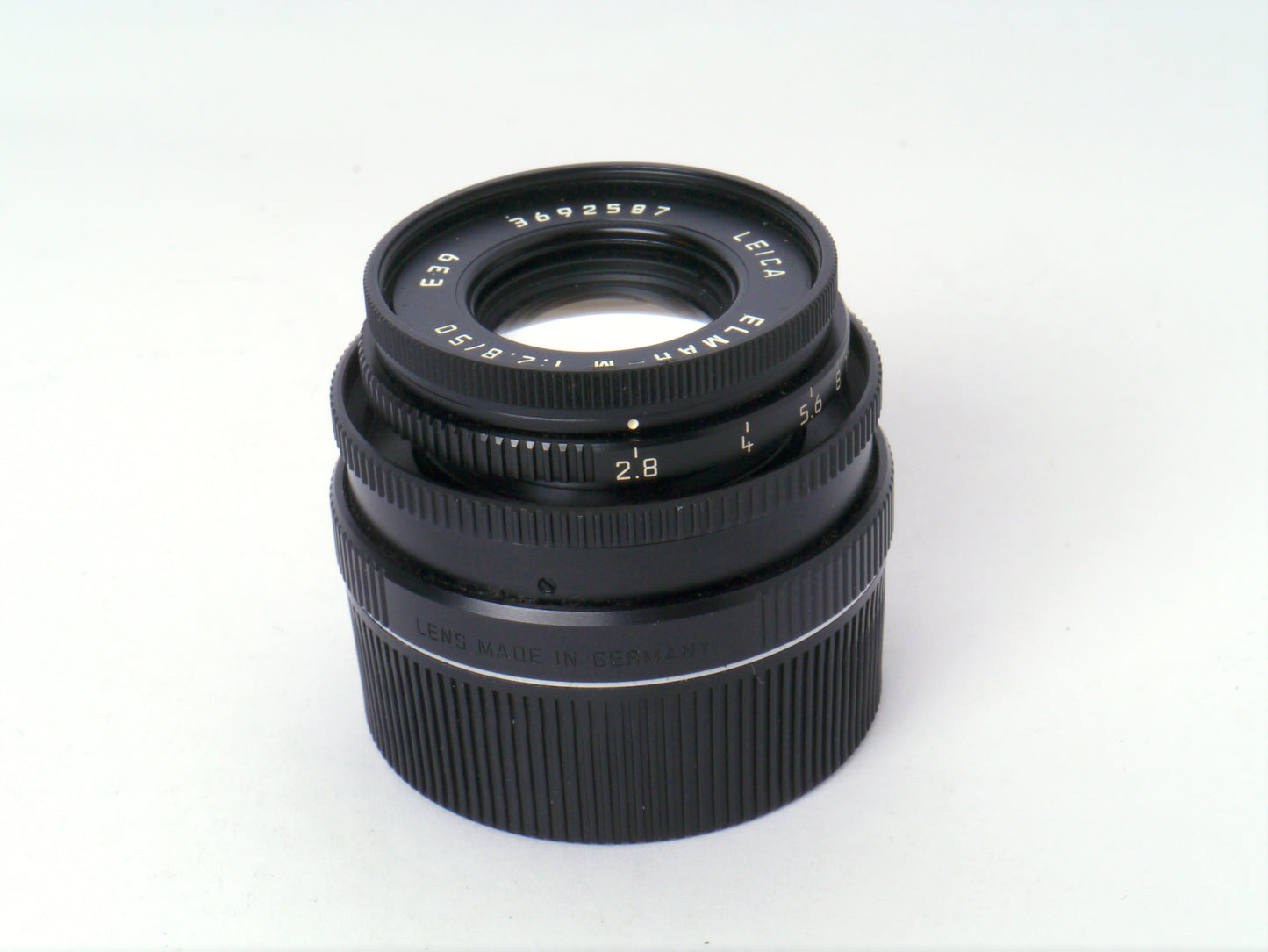 Leica Elmar M 2,8/50 mm schwarz E39 Objektiv Art. 11823 – sehr guter Zustand