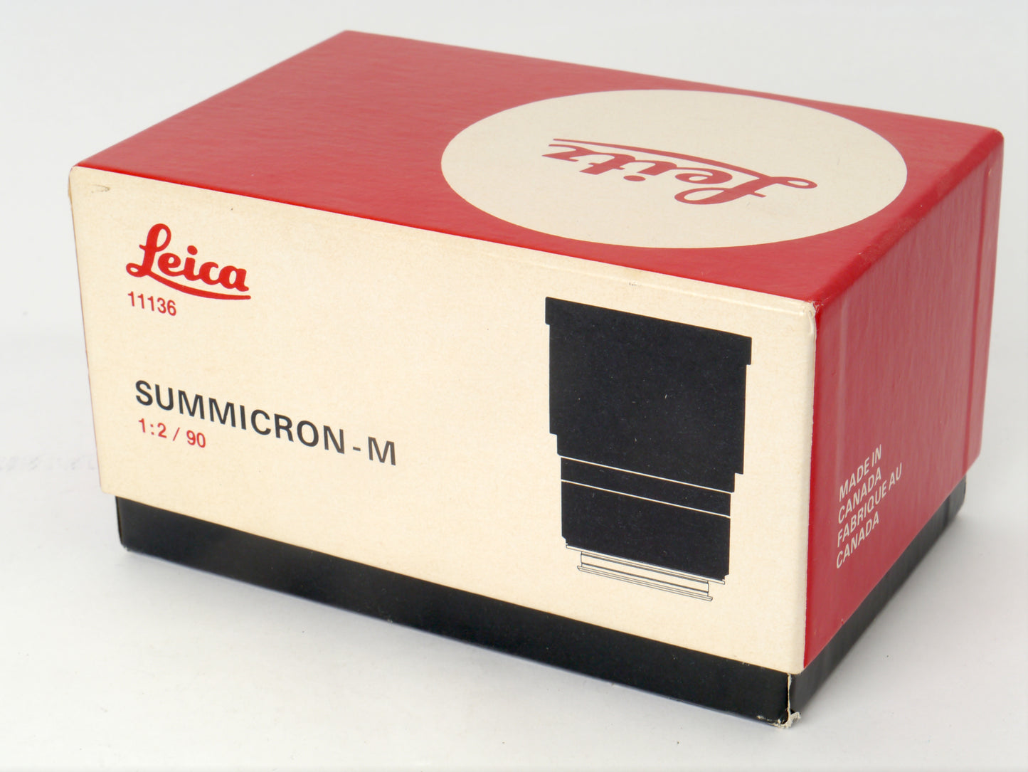 Leica Summicron-M 2/90 mm E55 schwarz Objektiv Art. 11136 – sehr guter Zustand