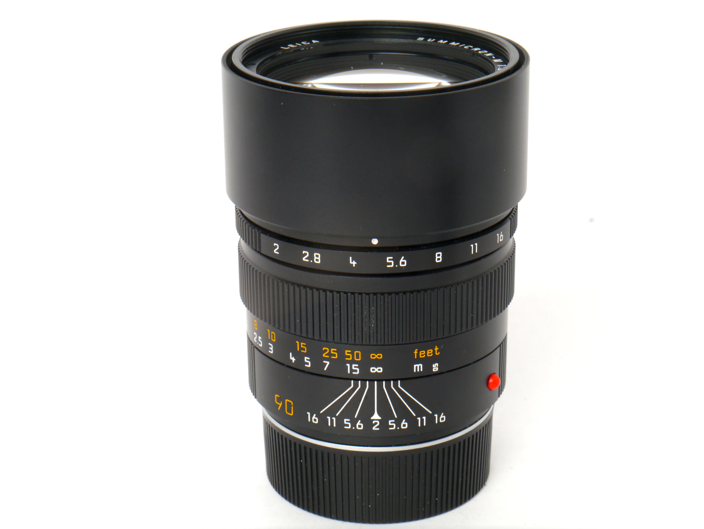 Leica Summicron-M 2/90 mm E55 schwarz Objektiv Art. 11136 – sehr guter Zustand