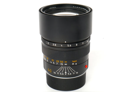 Leica Summicron-M 2/90 mm E55 schwarz Objektiv Art. 11136 – sehr guter Zustand