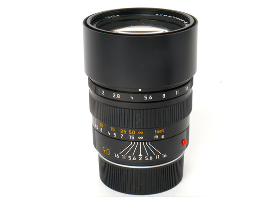 Leica Summicron-M 2/90 mm E55 schwarz Objektiv Art. 11136 – sehr guter Zustand