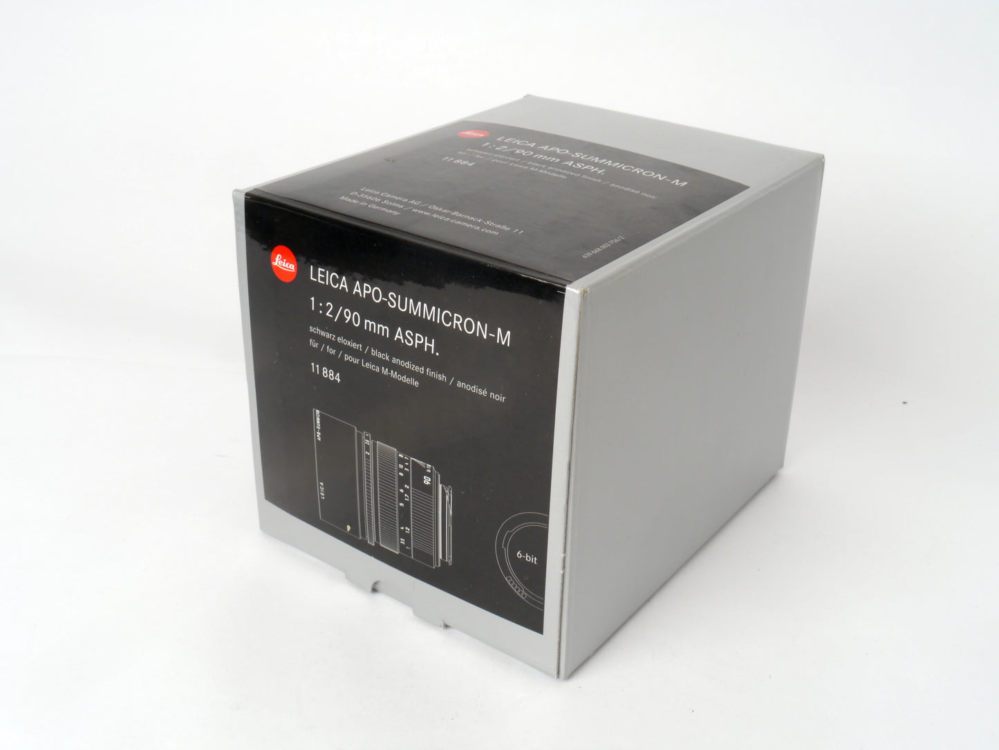 Leica APO-Summicron-M 2/90 mm ASPH schwarz, Art. 11884, 6-bit codiert – wie neu
