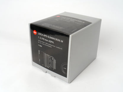 Leica APO-Summicron-M 2/90 mm ASPH schwarz, Art. 11884, 6-bit codiert – wie neu