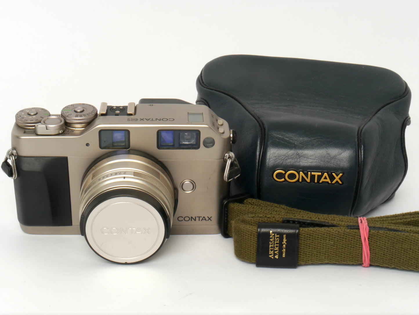 Contax G1 Kamera mit Planar 2/45 mm T* – sehr guter Zustand