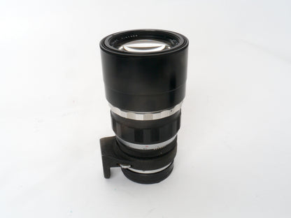 Leica Telyt M39 4/200 mm Objektiv Art. 11063 mit Visoflex-Ring OUBIO, Art. 11063 – sehr guter Zustand