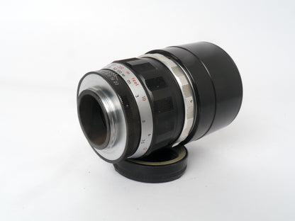 Leica Telyt M39 4/200 mm Objektiv Art. 11063 mit Visoflex-Ring OUBIO, Art. 11063 – sehr guter Zustand