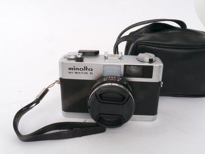 Minolta Hi-Matic G Kleinbildkamera – sehr guter Zustand
