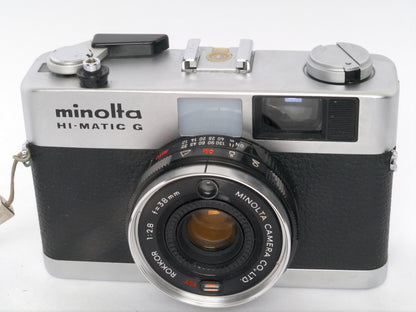 Minolta Hi-Matic G Kleinbildkamera – sehr guter Zustand