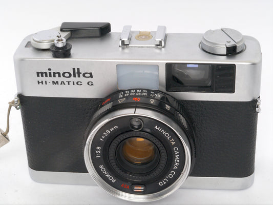 Minolta Hi-Matic G Kleinbildkamera – sehr guter Zustand
