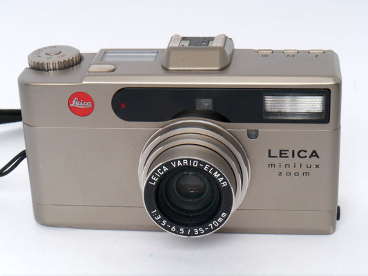 Leica Minilux Zoom – sehr guter Zustand, mit original Ledertasche