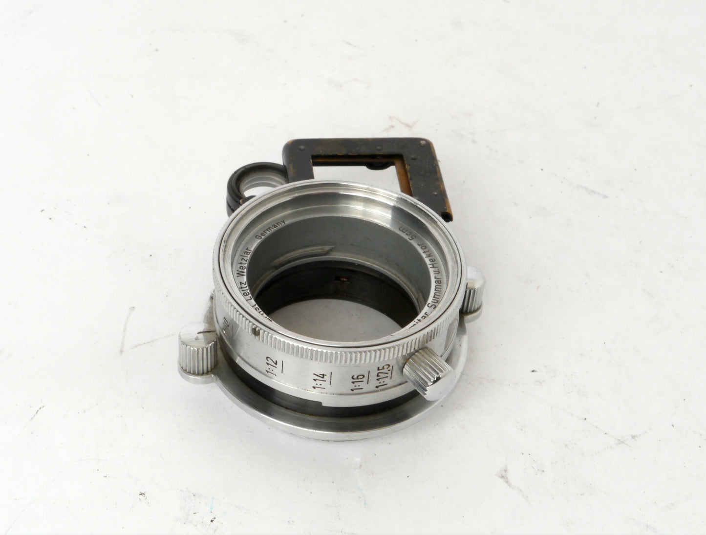 Leica NOOKY-HESUM Naheinstell-Einrichtung für M39 Hektor und Summar 5 cm – guter Zustand