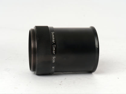 Leica BELUN Hilfsgerät mit Objektivstutzen für Summar und Elmar 5 cm – sehr guter Zustand