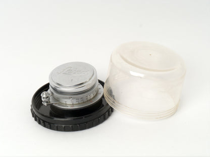 Leica Summaron M 39 Gewinde 5,6/28 mm chrom Art. SNOOX - mit seltener Sonnenblende Art. SGOOGZ guter Zustand