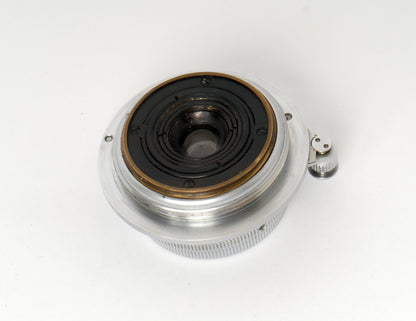 Leica Summaron M 39 Gewinde 5,6/28 mm chrom Art. SNOOX - mit seltener Sonnenblende Art. SGOOGZ guter Zustand