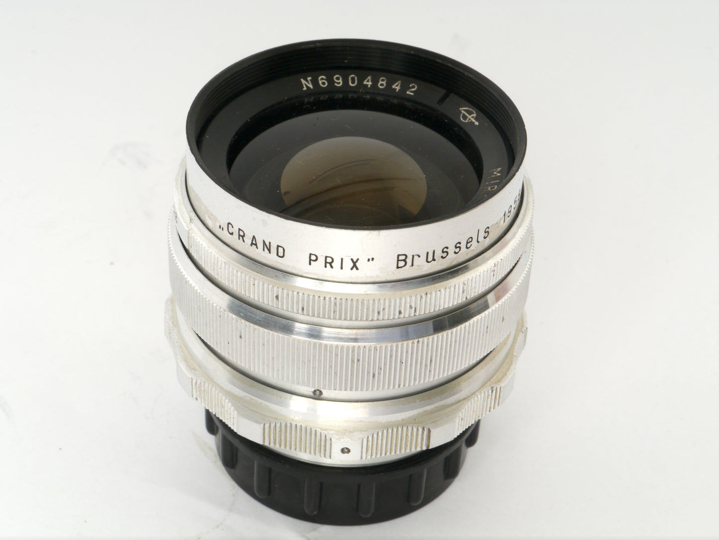 KMZ Mir M42 Gewinde 2,8/35 mm chrom – Version „Grand Prix Brussels 1958“ – guter Zustand