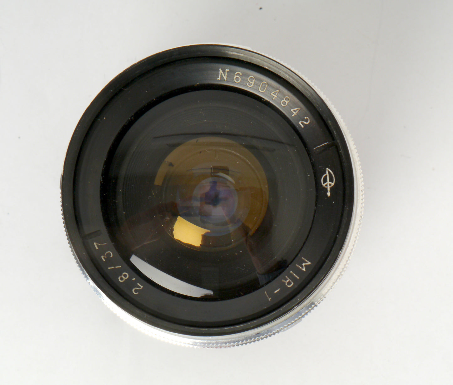 KMZ Mir M42 Gewinde 2,8/35 mm chrom – Version „Grand Prix Brussels 1958“ – guter Zustand