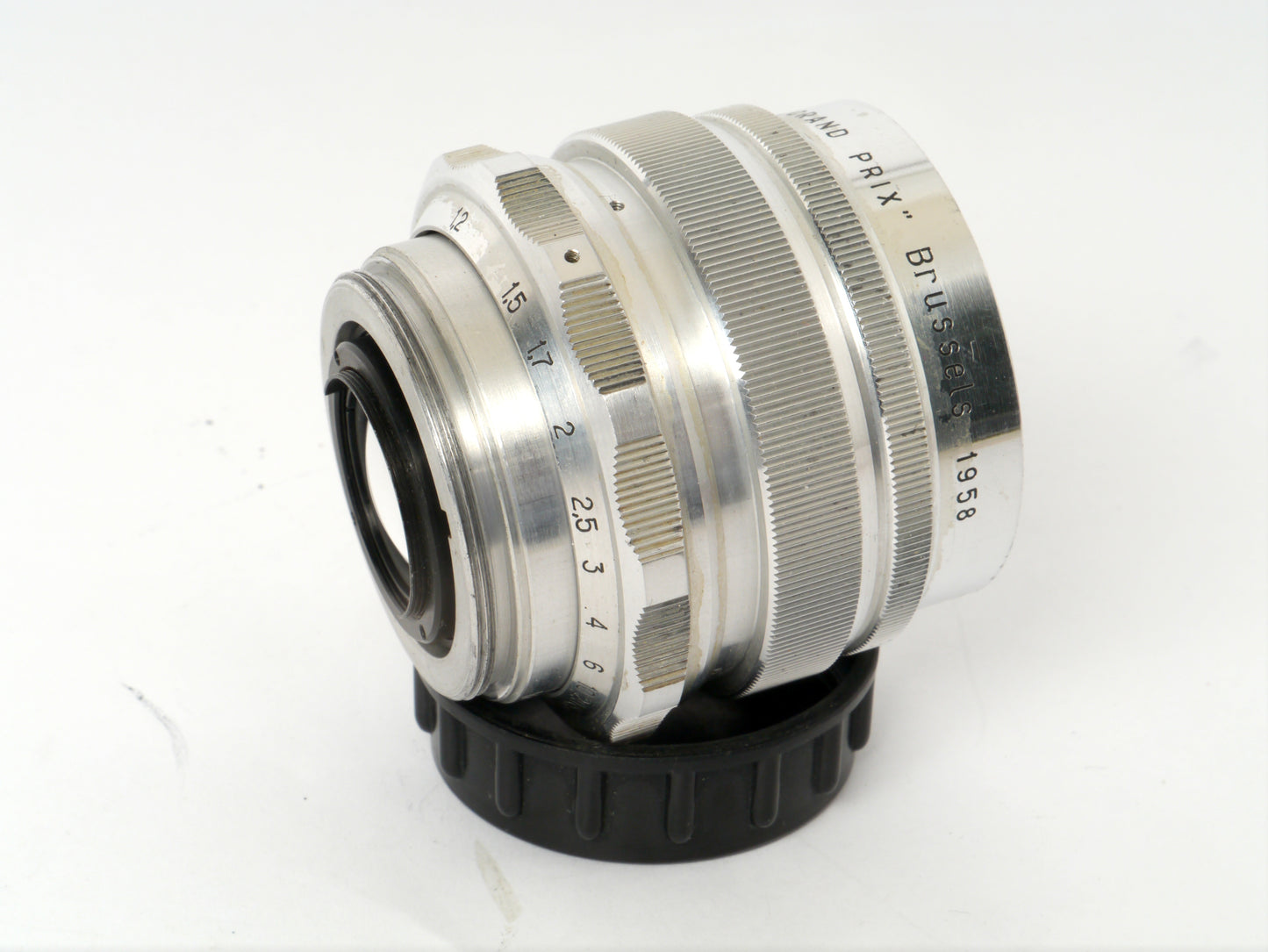 KMZ Mir M42 Gewinde 2,8/35 mm chrom – Version „Grand Prix Brussels 1958“ – guter Zustand