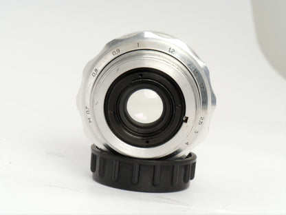 KMZ Mir M42 Gewinde 2,8/35 mm chrom – Version „Grand Prix Brussels 1958“ – guter Zustand