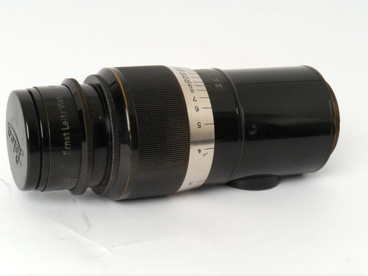 Leica Elmar M 39 Gewinde 4,5/ 135 mm nickel– Rarität, außergewöhnlich guter Zustand