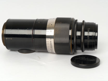 Leica Elmar M 39 Gewinde 4,5/ 135 mm nickel– Rarität, außergewöhnlich guter Zustand