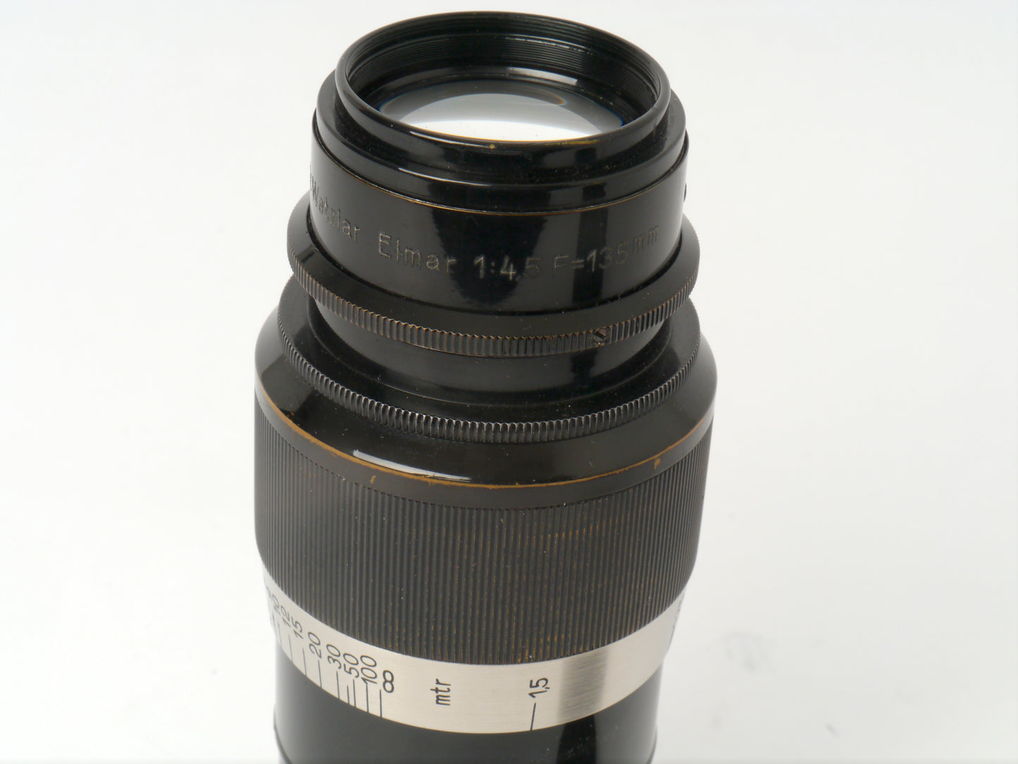 Leica Elmar M 39 Gewinde 4,5/ 135 mm nickel– Rarität, außergewöhnlich guter Zustand