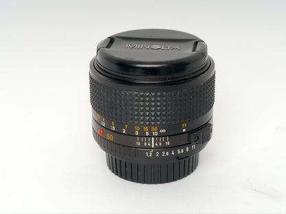 Minolta MD 1,2/ 50mm Objektiv – wie neu