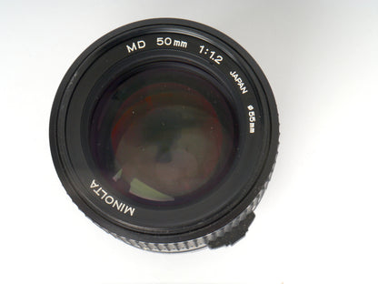 Minolta MD 1,2/ 50mm Objektiv – wie neu