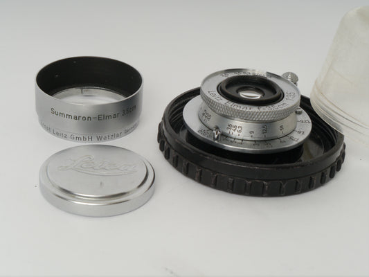 Leica Elmar M 39 Gewinde 3,5/35 mm chrom – guter Zustand