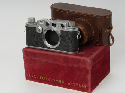 Leica IIIf chrom red Dial Gehäuse Art. LOOHW – sehr guter Zustand