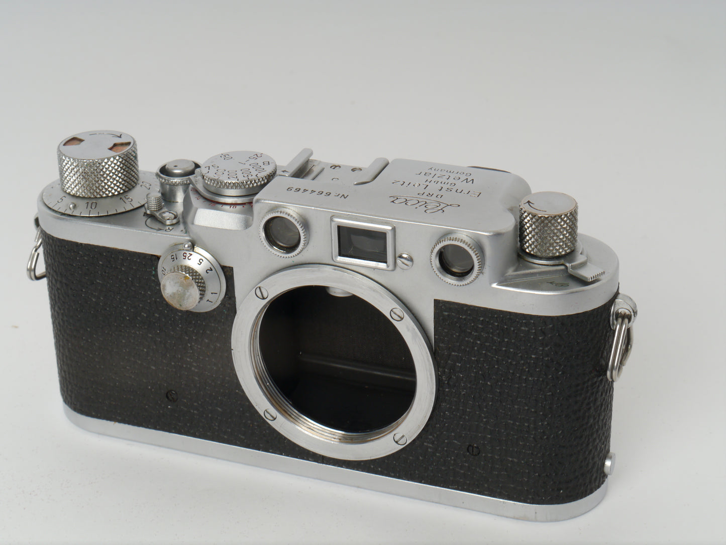 Leica IIIf chrom red Dial Gehäuse Art. LOOHW – sehr guter Zustand