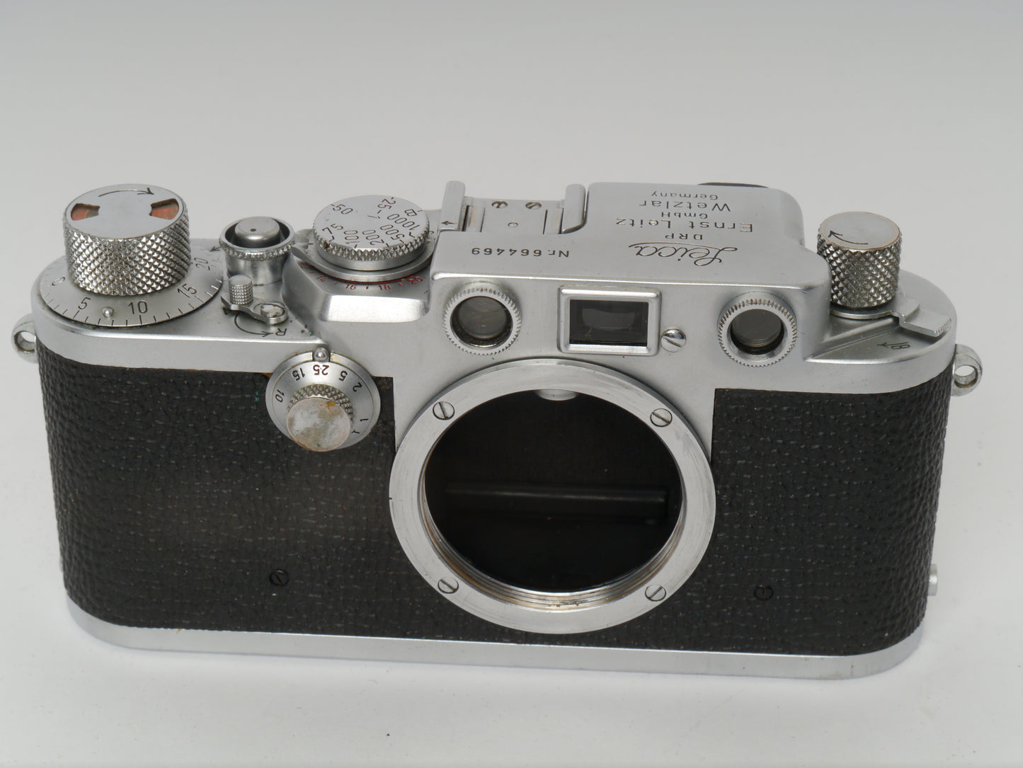 Leica IIIf chrom red Dial Gehäuse Art. LOOHW – sehr guter Zustand
