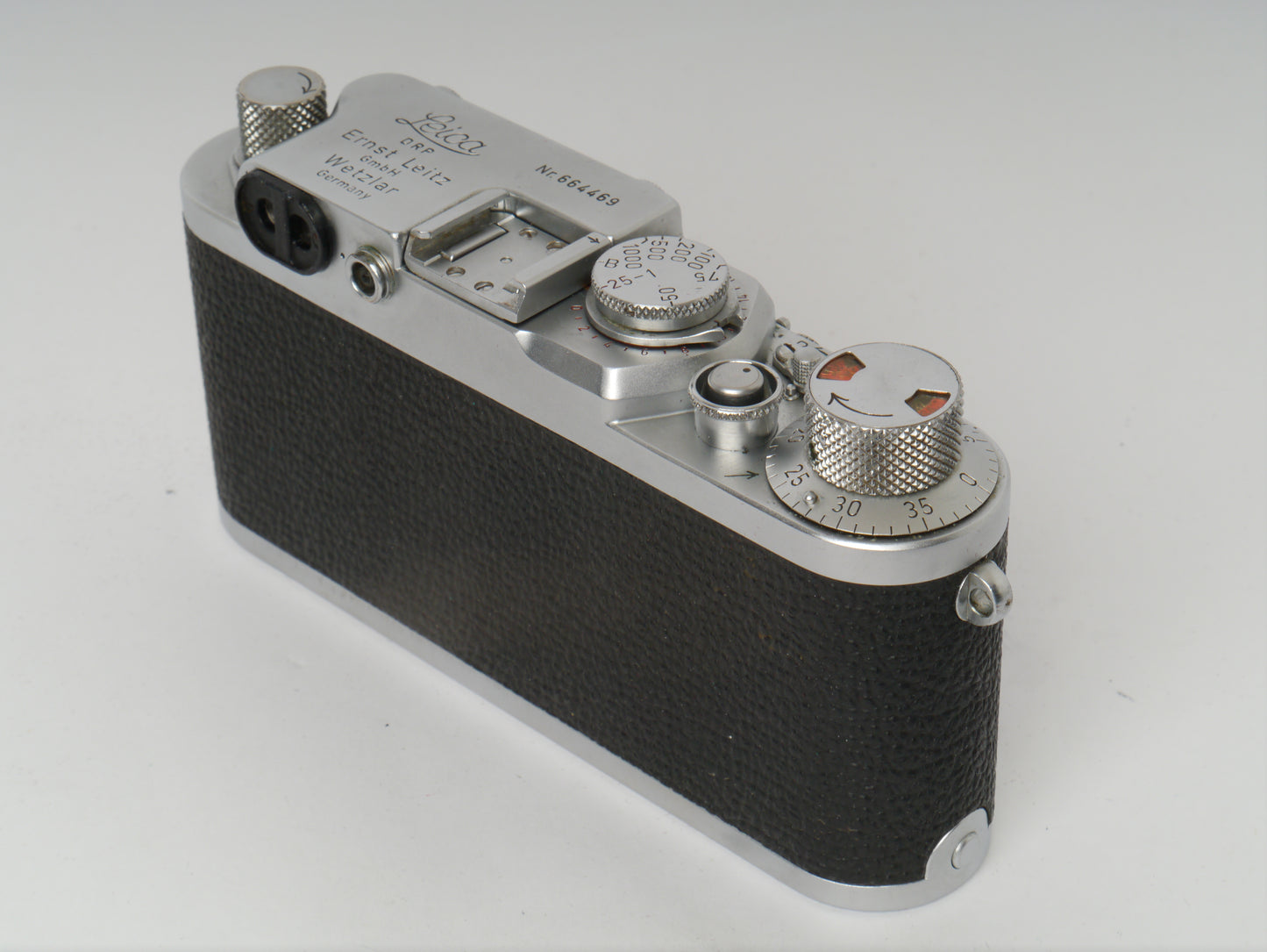 Leica IIIf chrom red Dial Gehäuse Art. LOOHW – sehr guter Zustand