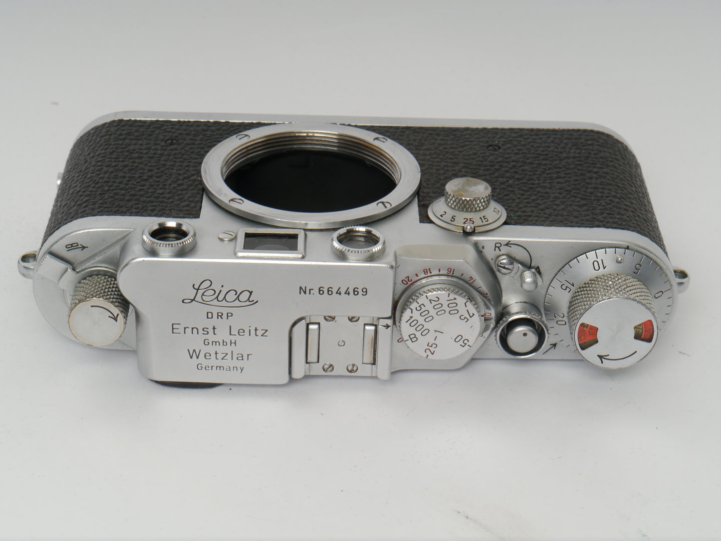 Leica IIIf chrom red Dial Gehäuse Art. LOOHW – sehr guter Zustand